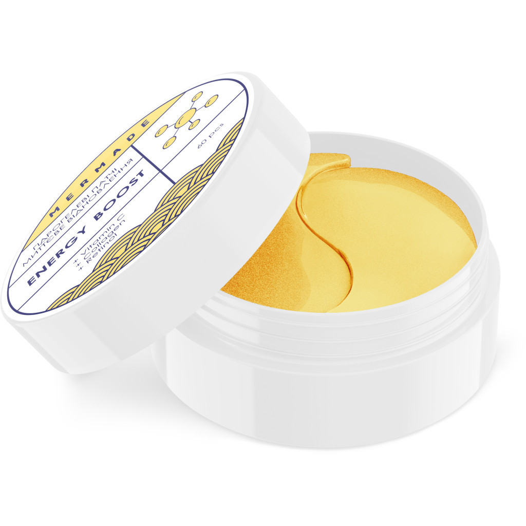 Патчі під очі Mermade Energy Boost Вітамінізовані гідрогелеві 60 шт. (4820241302154) - изображение 3