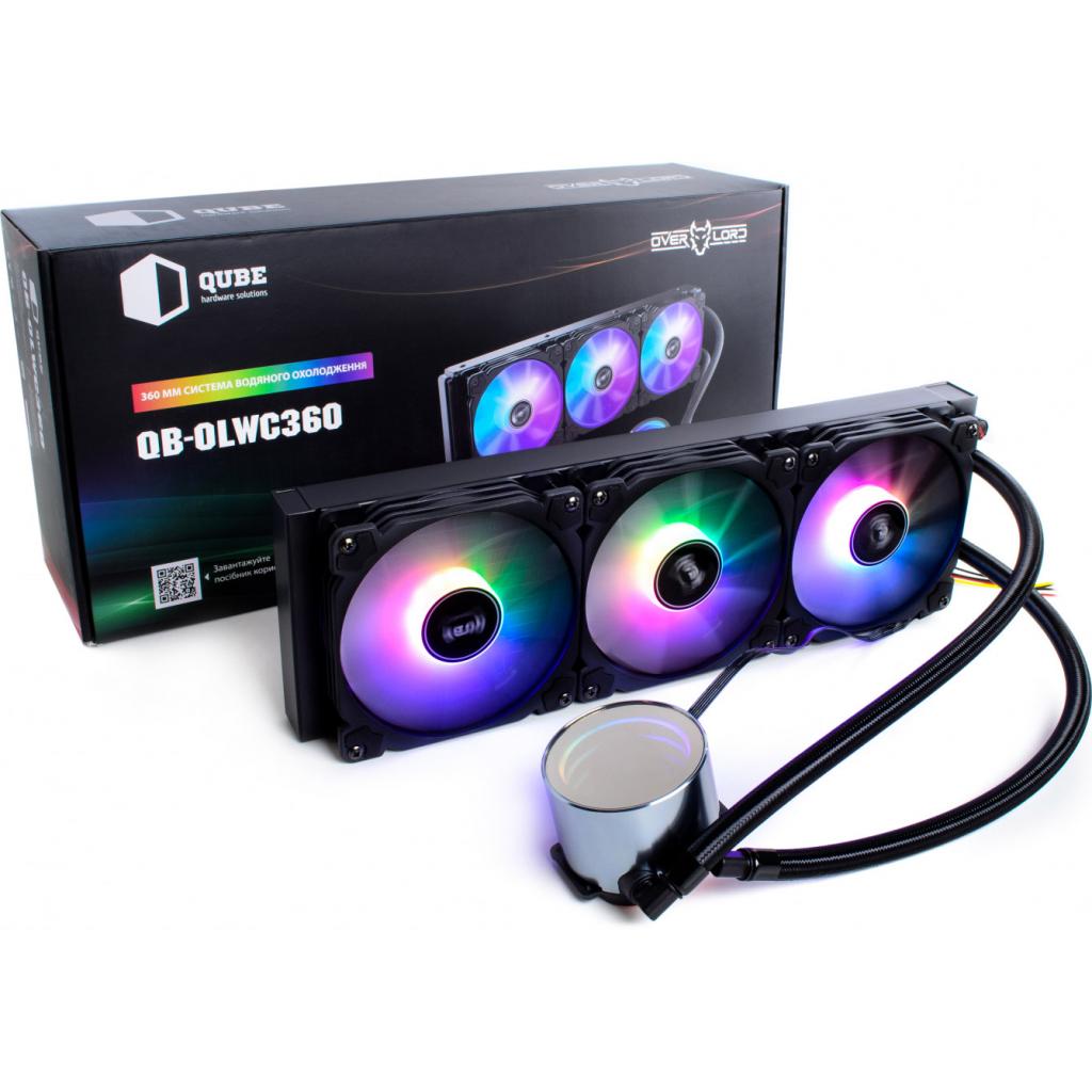 Система рідинного охолодження Qube QB-OLWC360ARGB - зображення 2