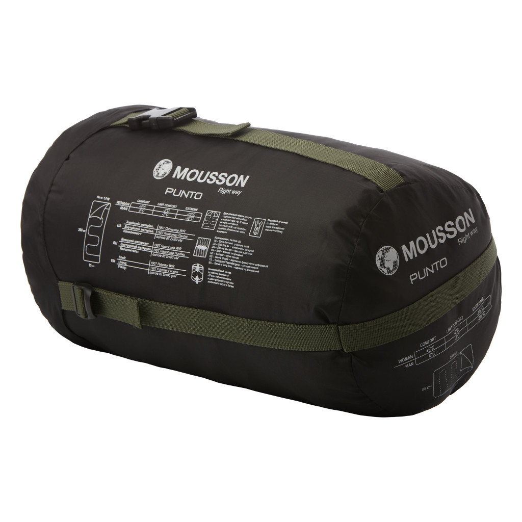 Спальний мішок Mousson PUNTO Хаки (9036) - зображення 12