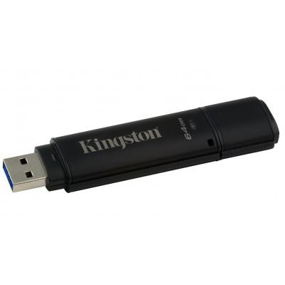 USB флеш накопичувач Kingston 64GB DataTraveler 4000 G2 Metal Black USB 3.0 (DT4000G2/64GB) - зображення 5