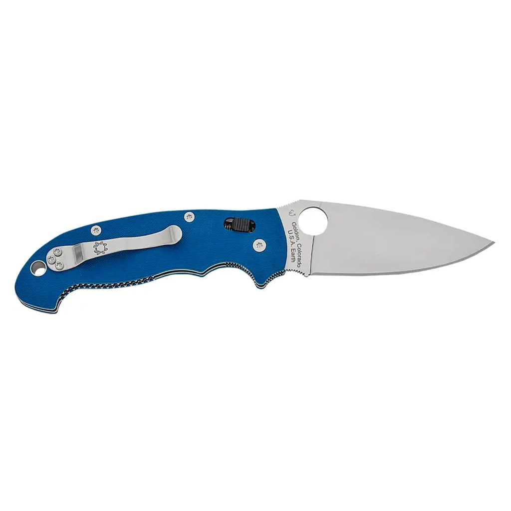 Ніж Spyderco Manix 2 XL CPM SPY27 G-10 Cobalt Blue (C95GPCBL2) - зображення 2