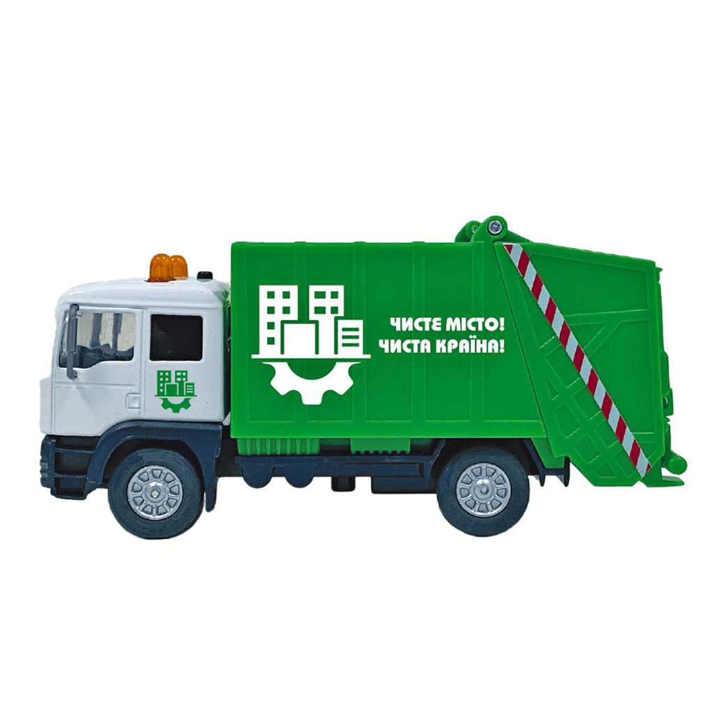 Спецтехніка TechnoDrive Сміттєвоз зі світловими та звуковими ефектами (510705.270) - зображення 1