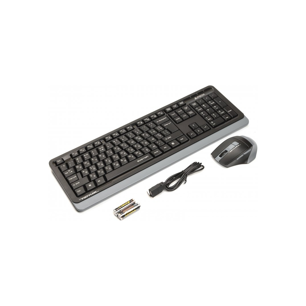 Комплект A4Tech FGS1035Q Wireless Grey (FGS1035Q Grey) - зображення 2