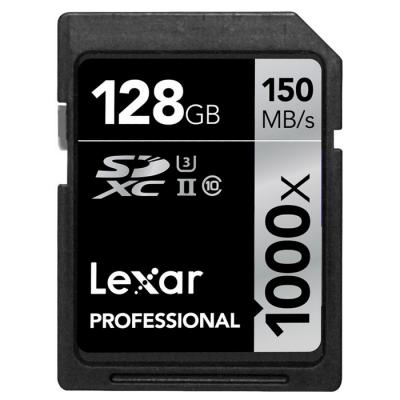 Карта пам'яті Lexar 128GB SDXC class 10 UHS-II U3 4K (LSD128CRBEU1000) - зображення 1