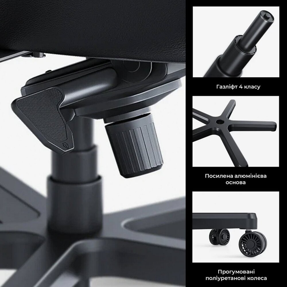 Крісло для геймерів Anda Seat Kaiser 4 V2 Size XL PVC Black (AD12YDDC-XLL-20-B-PV/C-03) - зображення 13