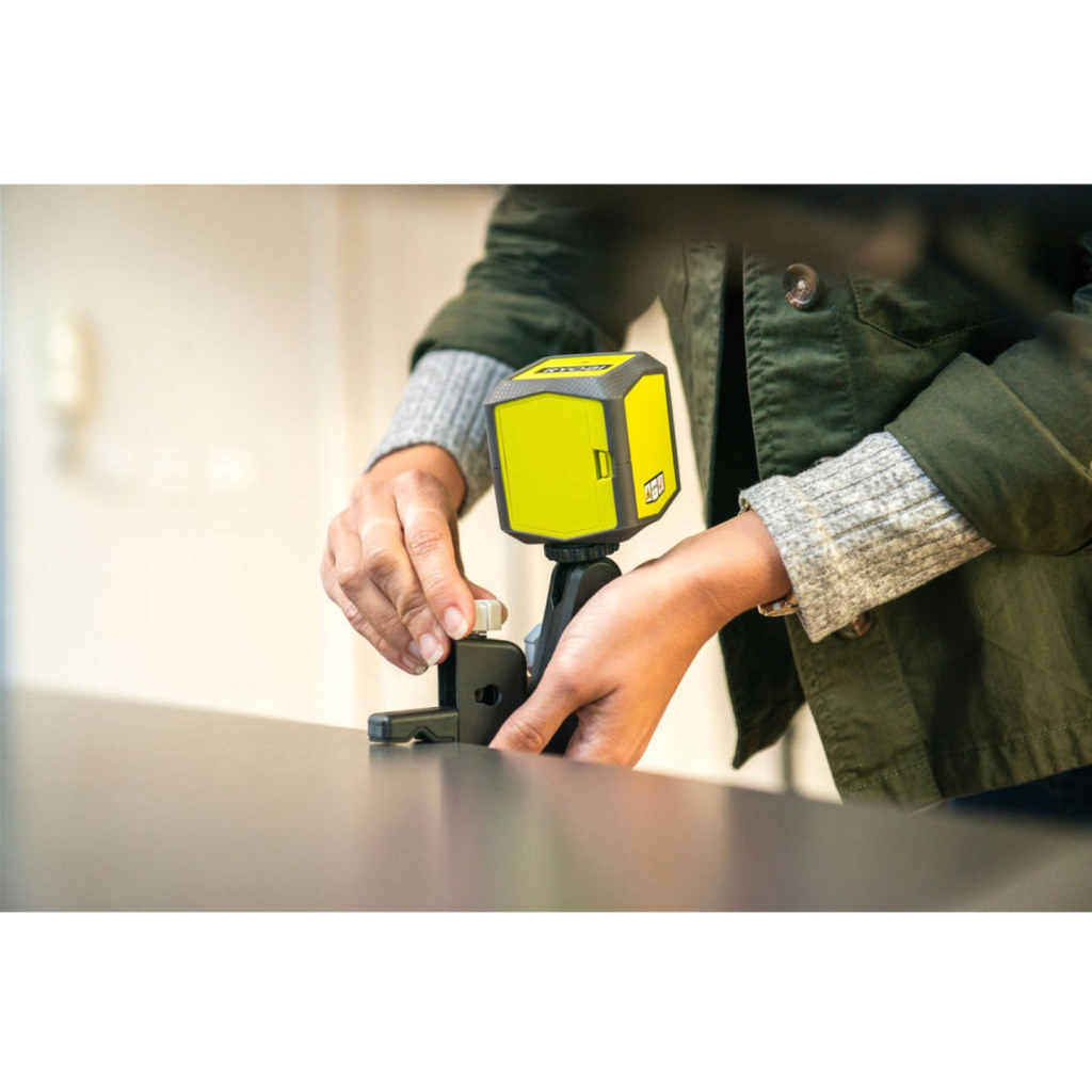 Лазерний нівелір Ryobi RBCLLG1 до 15м, перехресний, зелений промінь (5133004864) - зображення 4