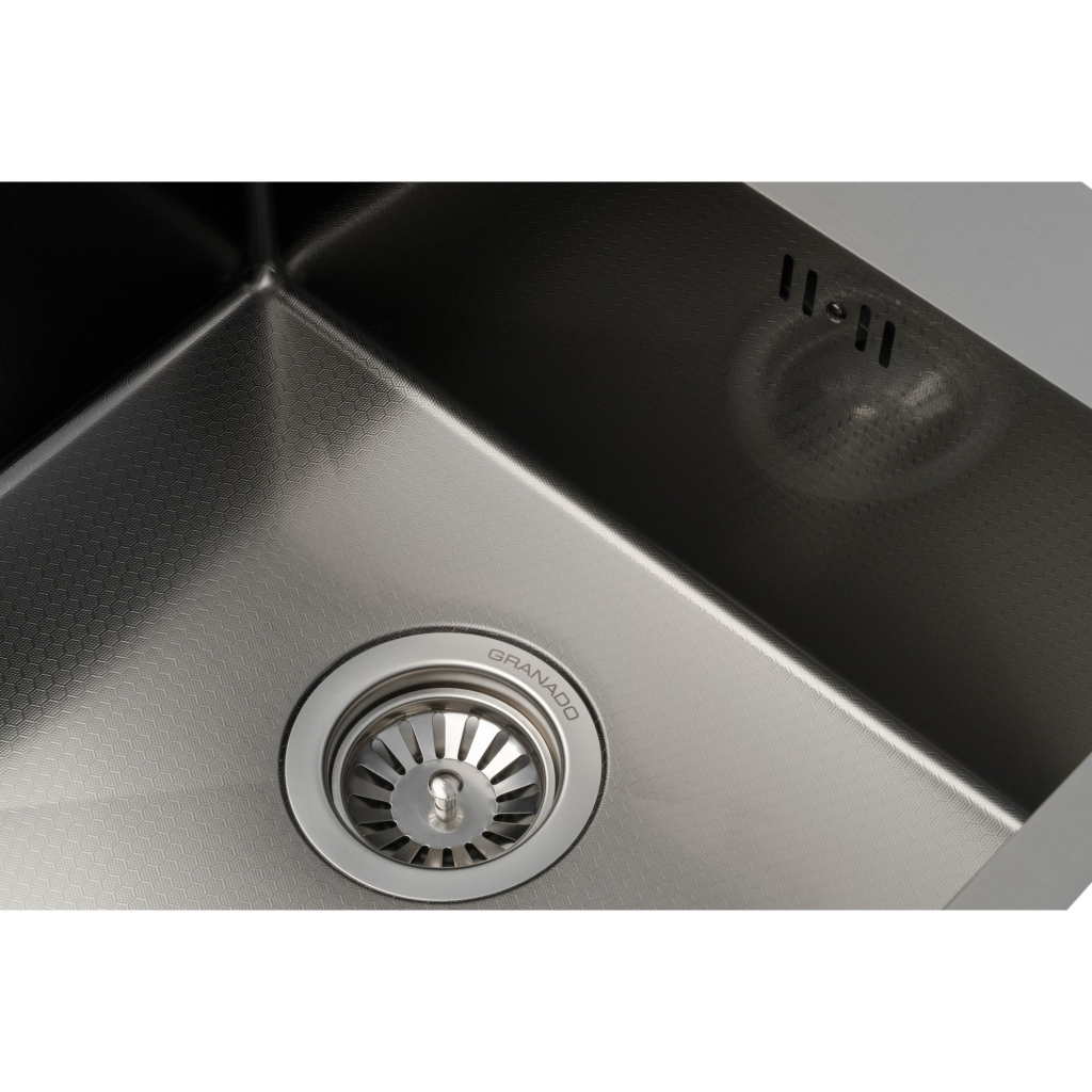 Мийка кухонна GRANADO Galera S201 black honeycomb (GS02201BH) - зображення 7