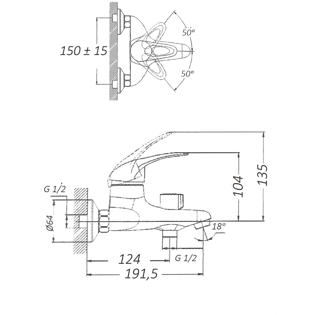 Змішувач Kroner Fulda-W060 - зображення 7