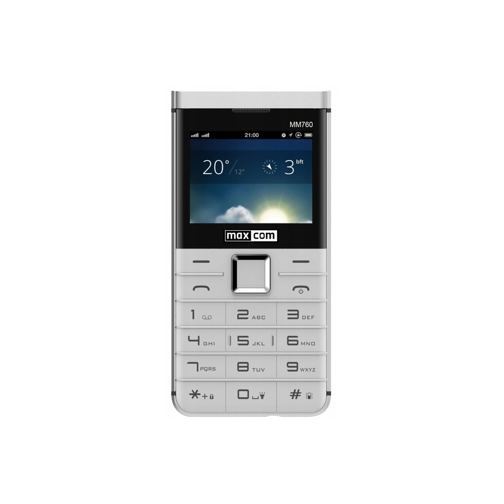 Мобільний телефон Maxcom MM760 White (5908235974897) - зображення 1