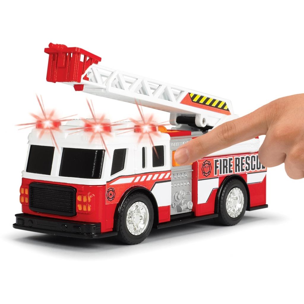 Спецтехніка Dickie Toys Пожежна служба зі світловими та звуковими ефектами 15 см (3302014) - зображення 2