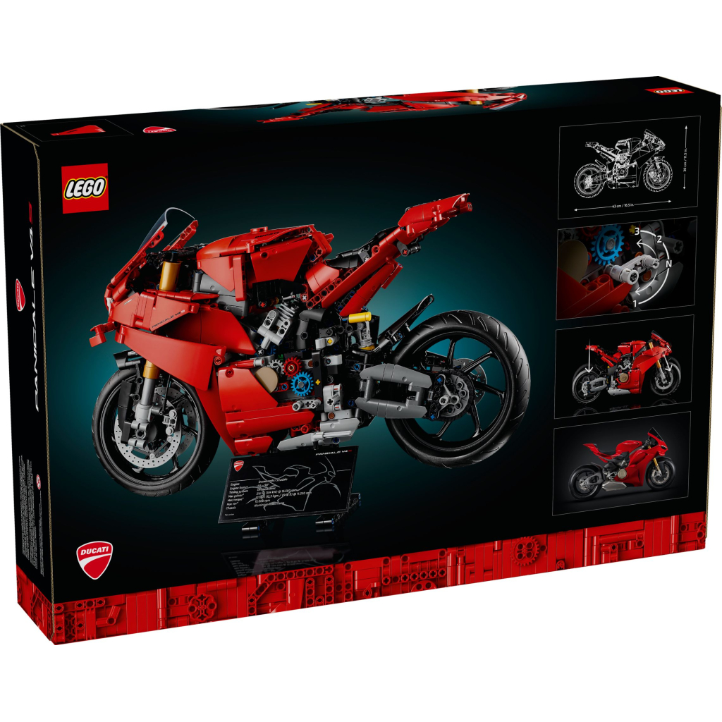 Конструктор LEGO Technic Мотоцикл Ducati Panigale V4 S (42202) - зображення 8