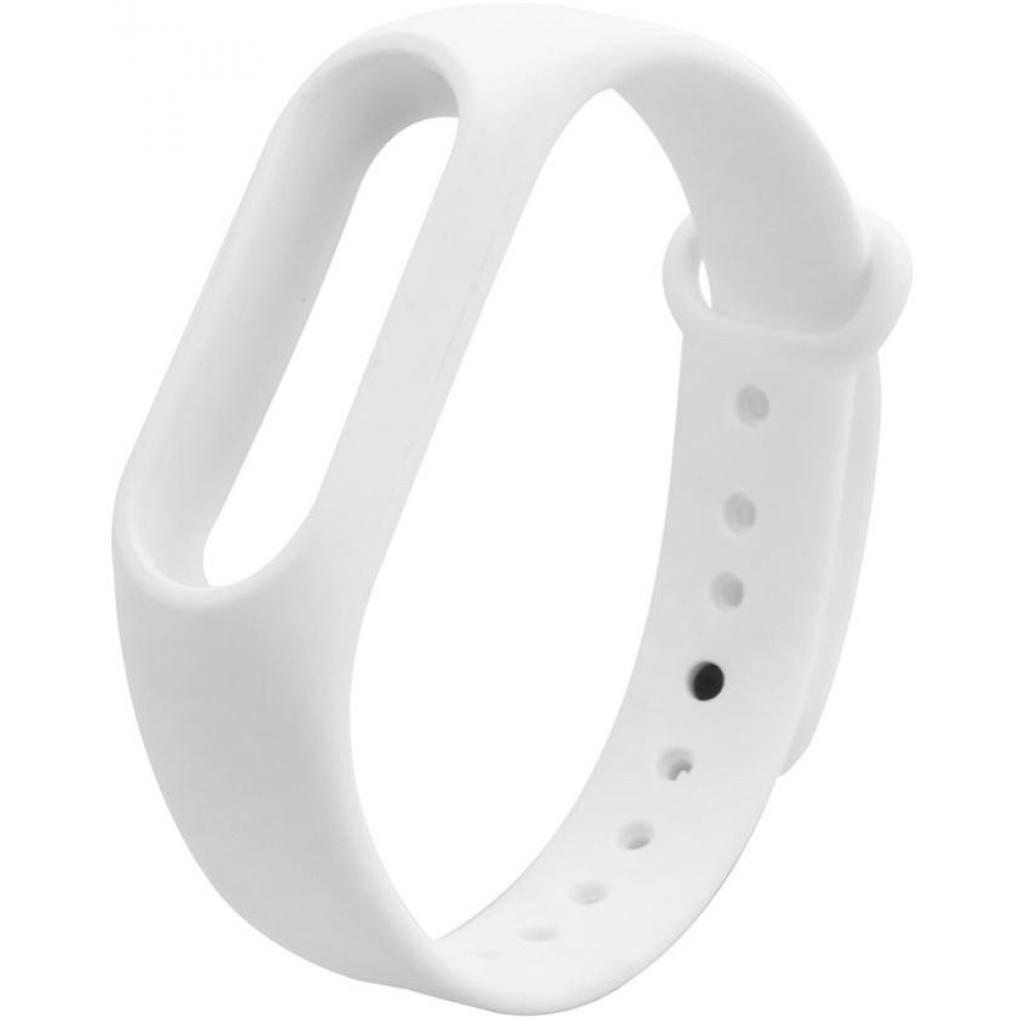 Ремінець до фітнес браслета Armorstandart для Xiaomi Mi Band 2 White (ARM47963) - зображення 1