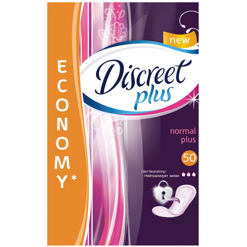Щоденні прокладки Discreet Normal Plus 50 шт (4015400515685) - зображення 1