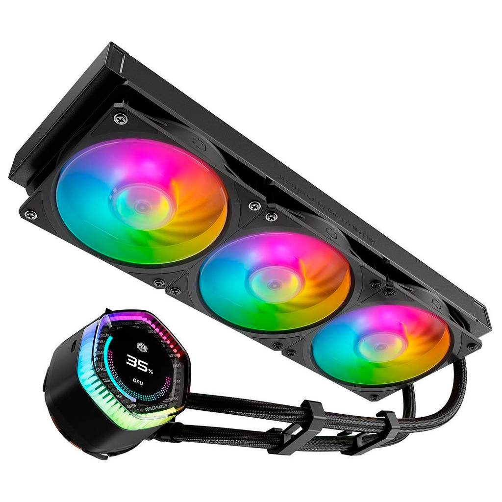 Система рідинного охолодження CoolerMaster MasterLiquid 360 ION Black (MLY-D36M-A24PZ-R1) - зображення 4