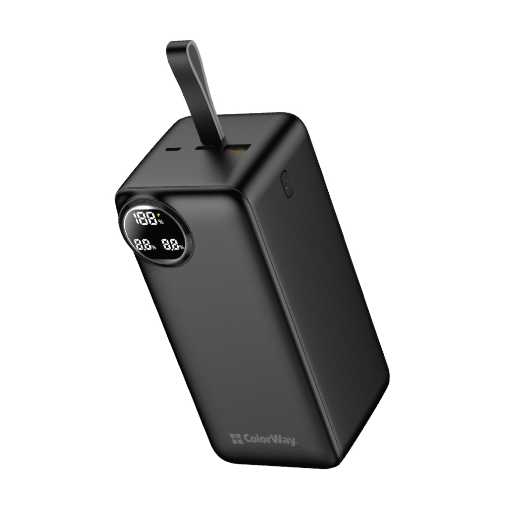Батарея універсальна ColorWay 50 000 mAh PD/22.5W, QC/3.0, black (CW-PB500LPA4BK-PDD) - зображення 2