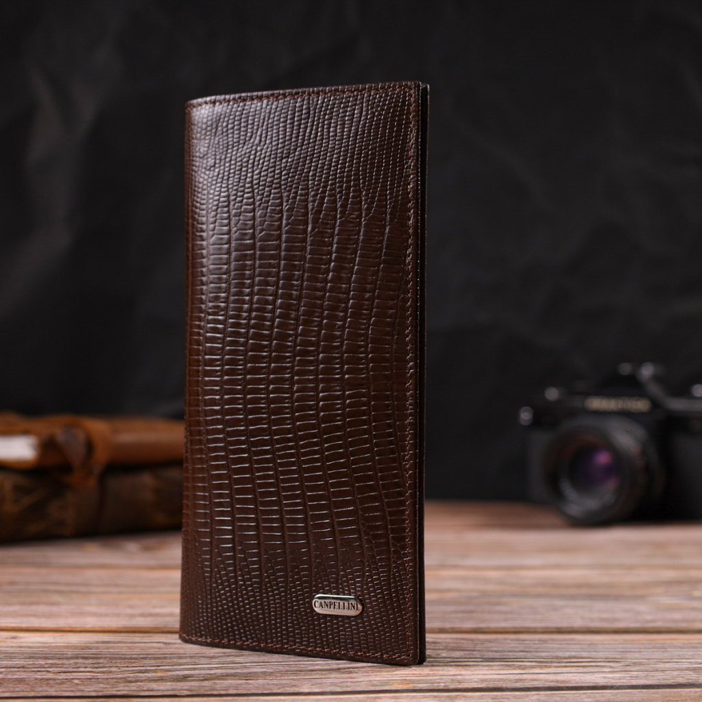 Гаманець Canpellini З натуральної шкіри Коричневий (21899) - зображення 8