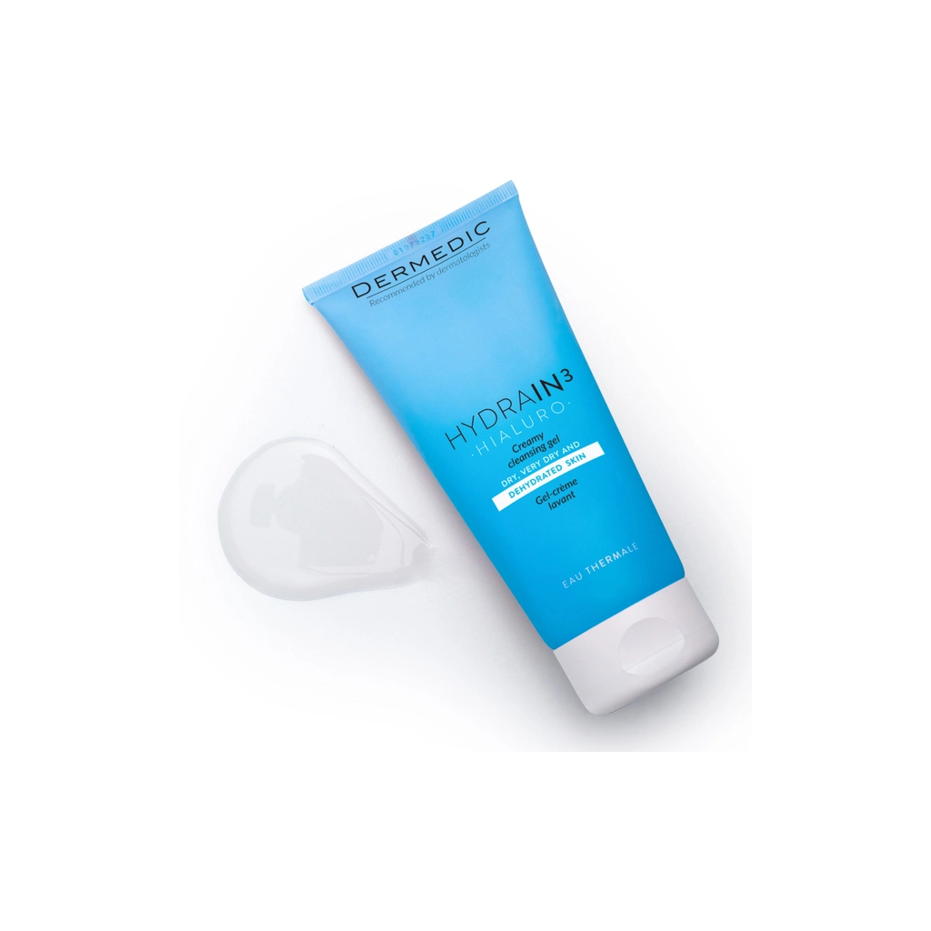 Гель для вмивання Dermedic Hydrain 3 Hialuro Creamy Cleansing Gel 200 мл (5901643170691) - зображення 3