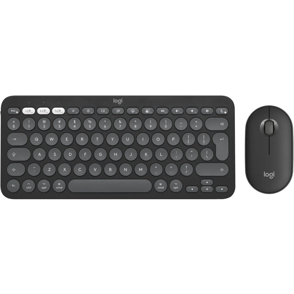 Комплект Logitech Pebble 2 for Mac Wireless UA Graphite (920-012244) - зображення 1