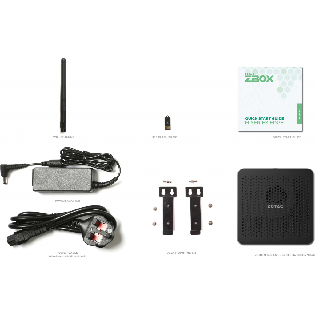 Комп'ютер Zotac ZBOX edge MI646 (Barebone) / i5-1135G7 (ZBOX-MI646-BE) - зображення 6