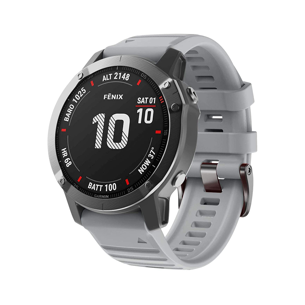 Ремінець до смарт-годинника Armorstandart Silicone 26mm для Garmin Fenix 5x/6x Grey (ARM60805) - зображення 1