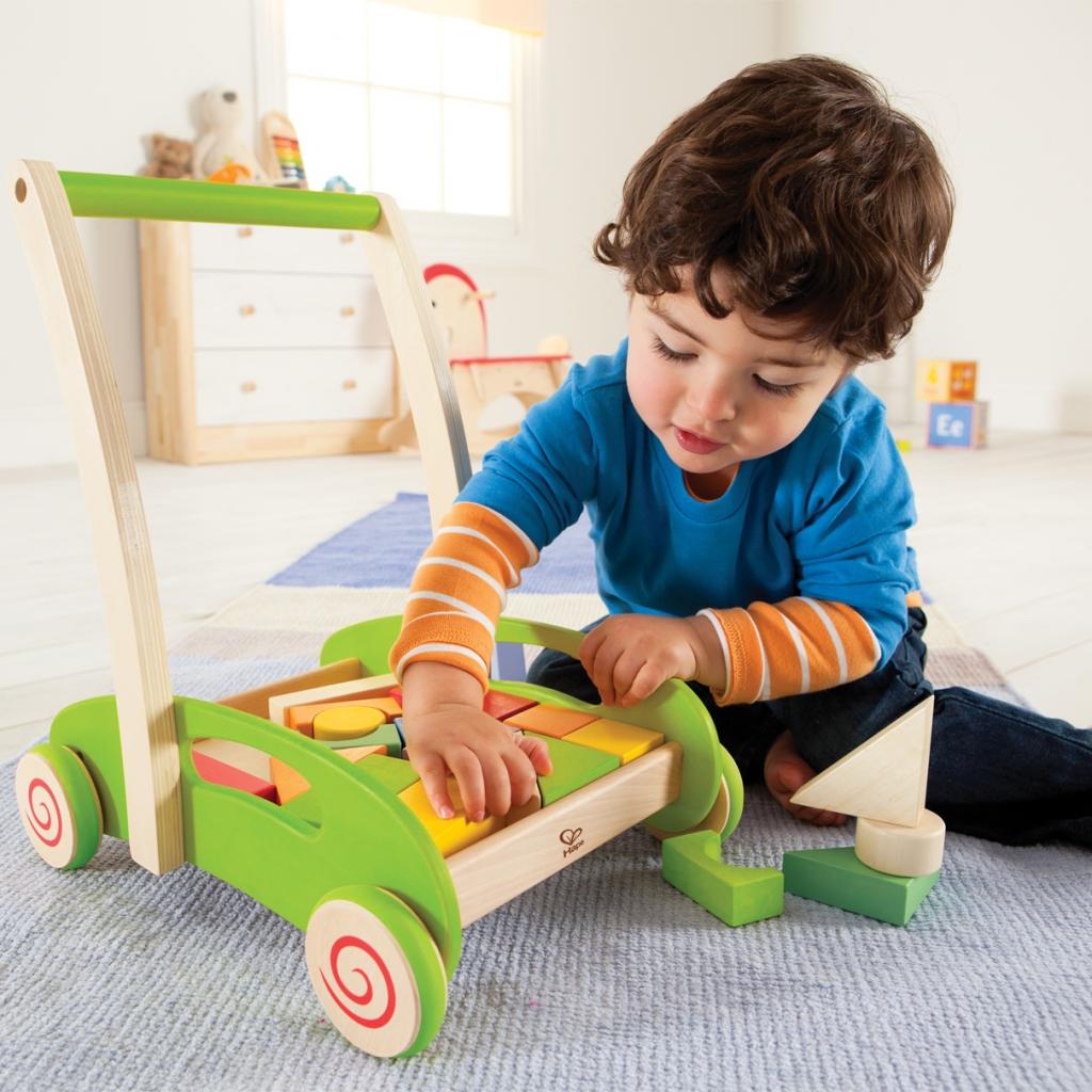 Ходунки Hape Каталка-ходунки з кубиками (E0371) - изображение 6