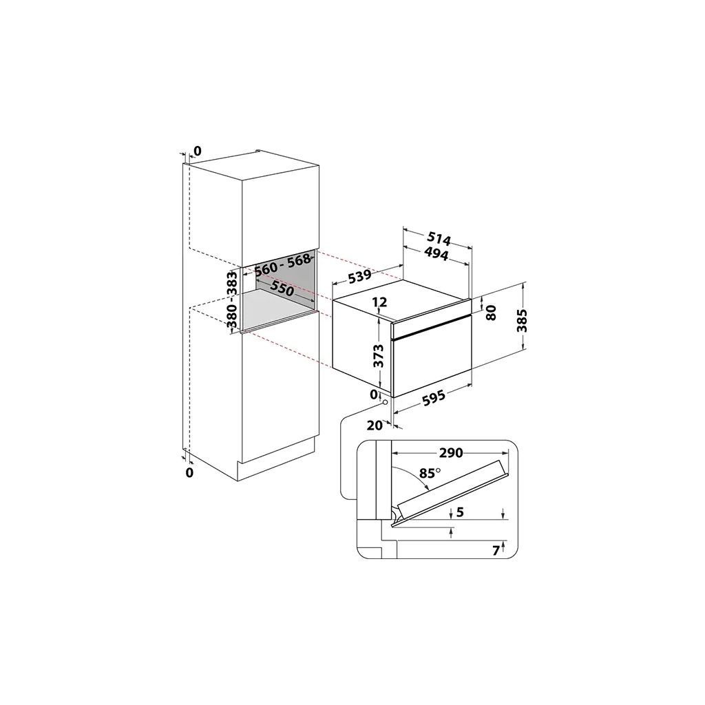 Мікрохвильова піч Whirlpool AMW731IX - зображення 6