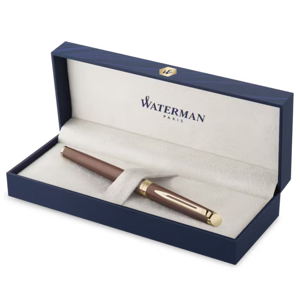 Ручка пір'яна Waterman HEMISPHERE Metallic Copper Red GT  FP F (12 092) - зображення 4