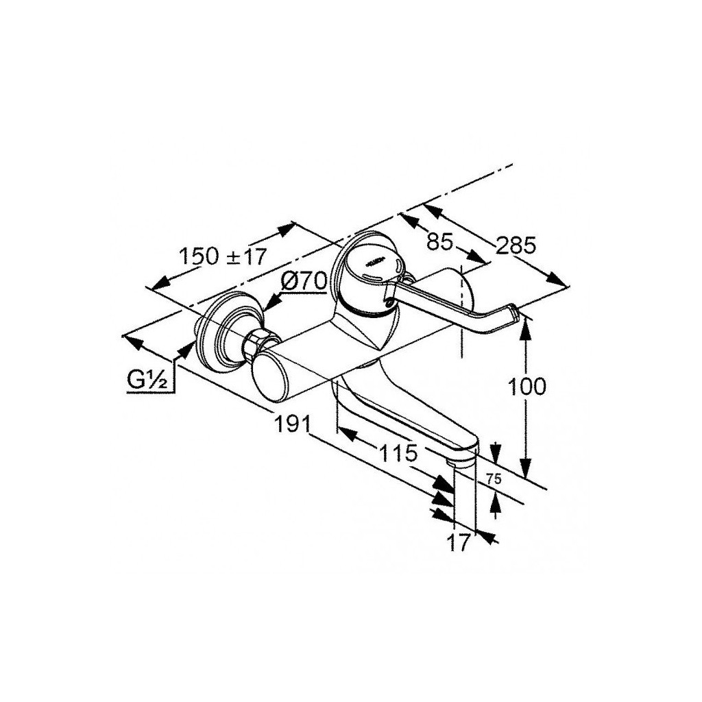 Змішувач KLUDI 8481 80 11 00 (335310500) - зображення 2