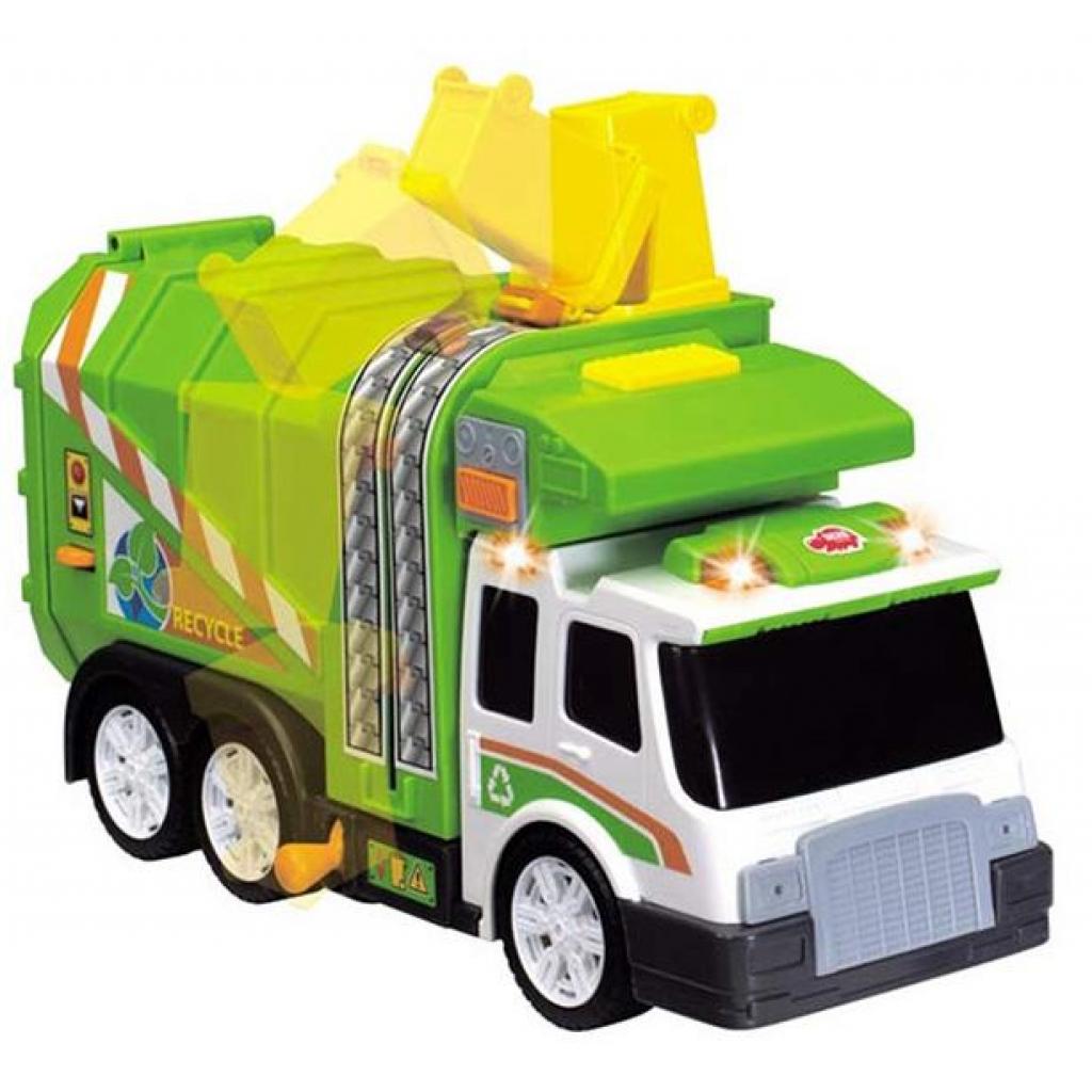 Спецтехніка Dickie Toys Сміттєвоз з баком зі св. та зв.ефектами (3308357) - зображення 3