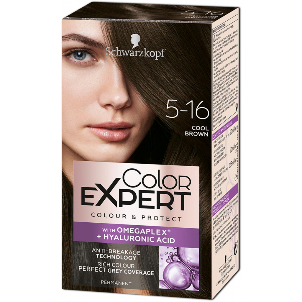Фарба для волосся Color Expert 5-16 Холодний Каштановий 142.5 мл (4015100325676) - зображення 1