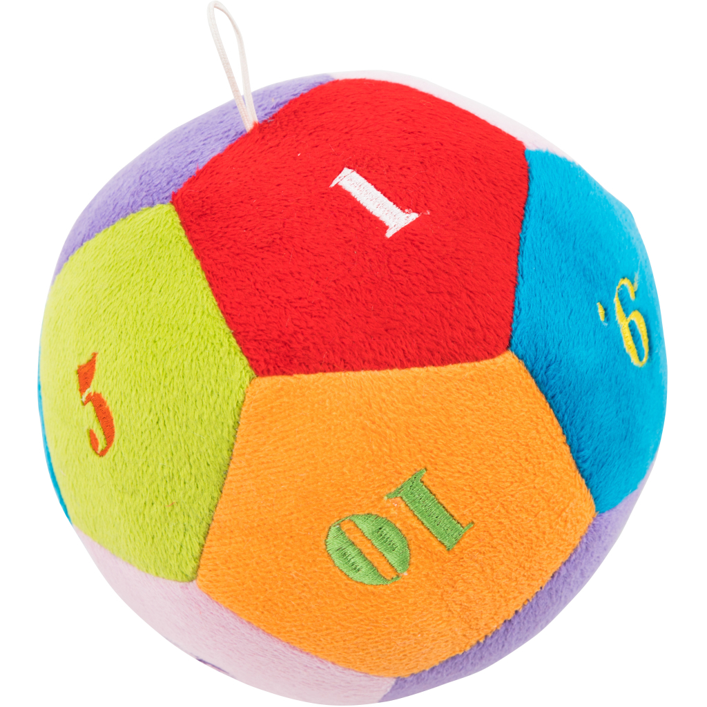 М'яка іграшка Tigres 1 м' ячик з цифрами (ІГ-0001) - зображення 1