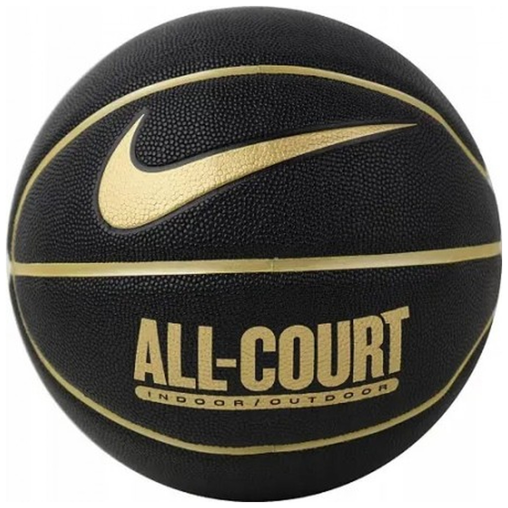 М'яч баскетбольний Nike Everyday All Court 8P N.100.4369.070.07 Уні 7 Золотий/Чорний (887791402509) - зображення 2