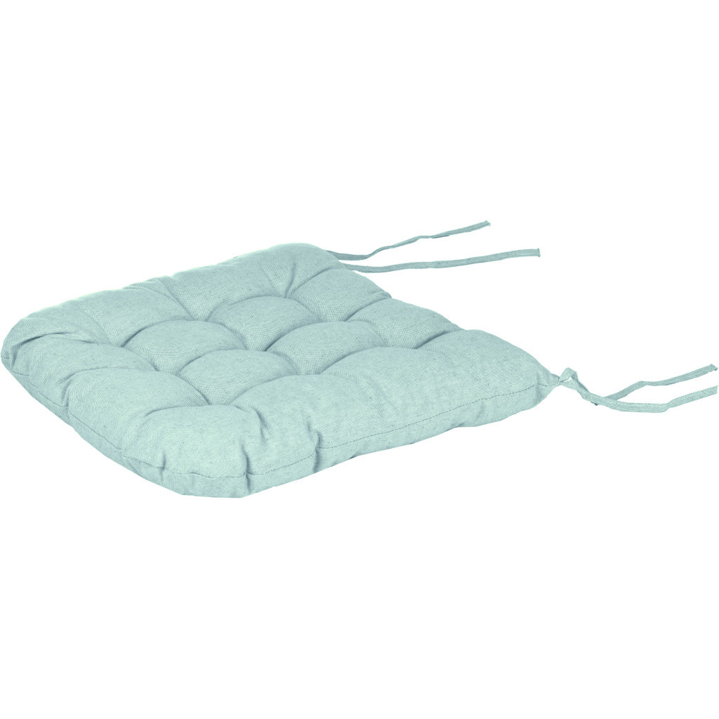 Подушка на стілець Ardesto Oliver, 40х40 см, 100% бавовна, нап-ч: 50% холоф, 50% пп, бірюза (ART02OT) - зображення 3