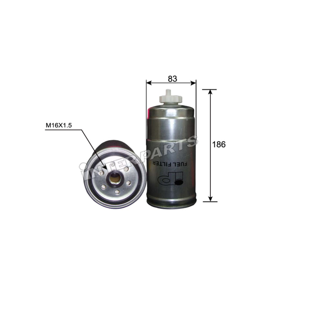 Фільтр паливний Interparts IPF-H019 - зображення 1