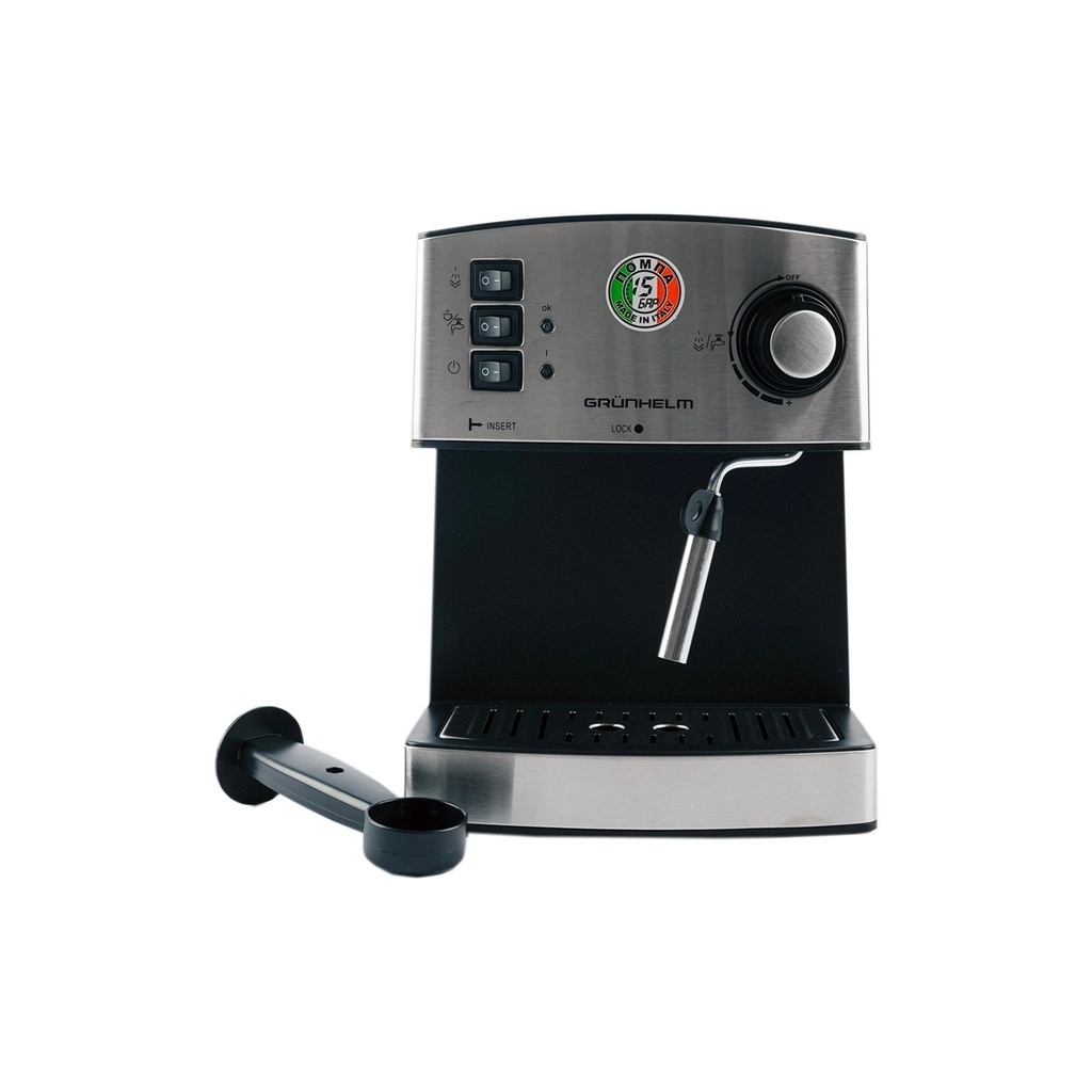 Ріжкова кавоварка еспресо Grunhelm GEC15 - зображення 5