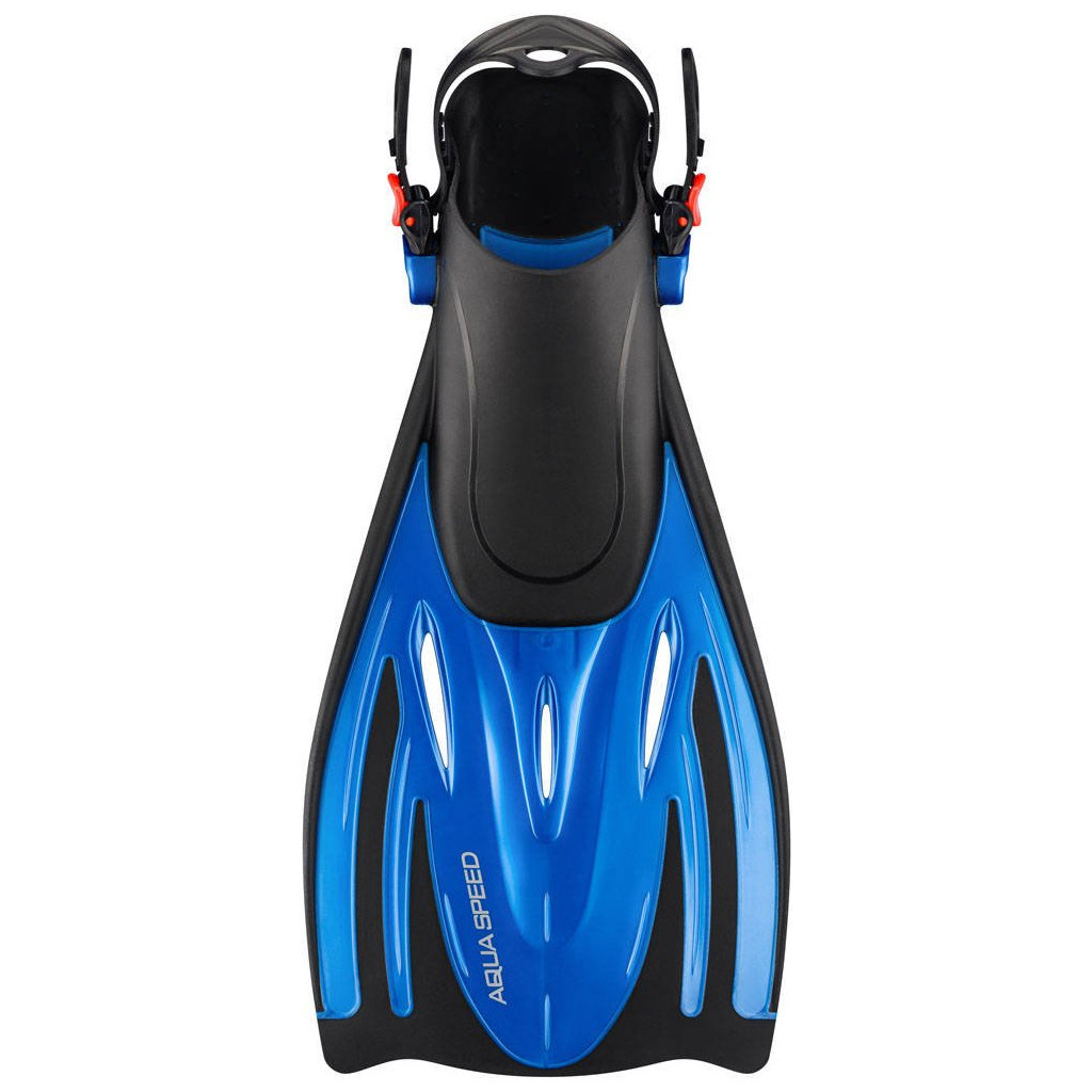 Ласти Aqua Speed Wombat 530-11-1 чорний, синій 38-41 (5908217630360) - изображение 2