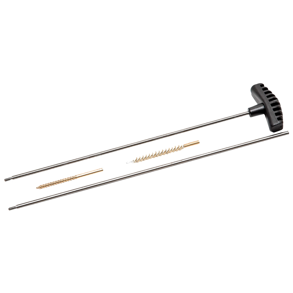 Набір для чистки зброї MegaLine 4,5 мм кал. 4.5. шомпол, 2 йоржика, п/е чохол (105/34.5) - зображення 1