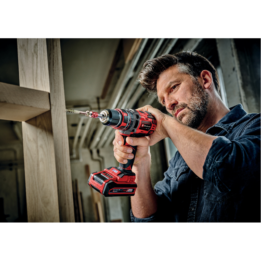 Шуруповерт Einhell TP-CD 18/50 Li-i BL PXC 18V, 2х2Ah, 50Нм, кейс (4513940) - изображение 8