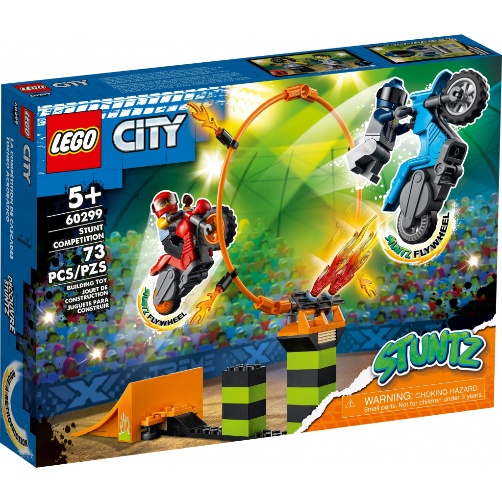 Конструктор LEGO City Stunt Змагання трюків 73 деталі (60299) - зображення 1
