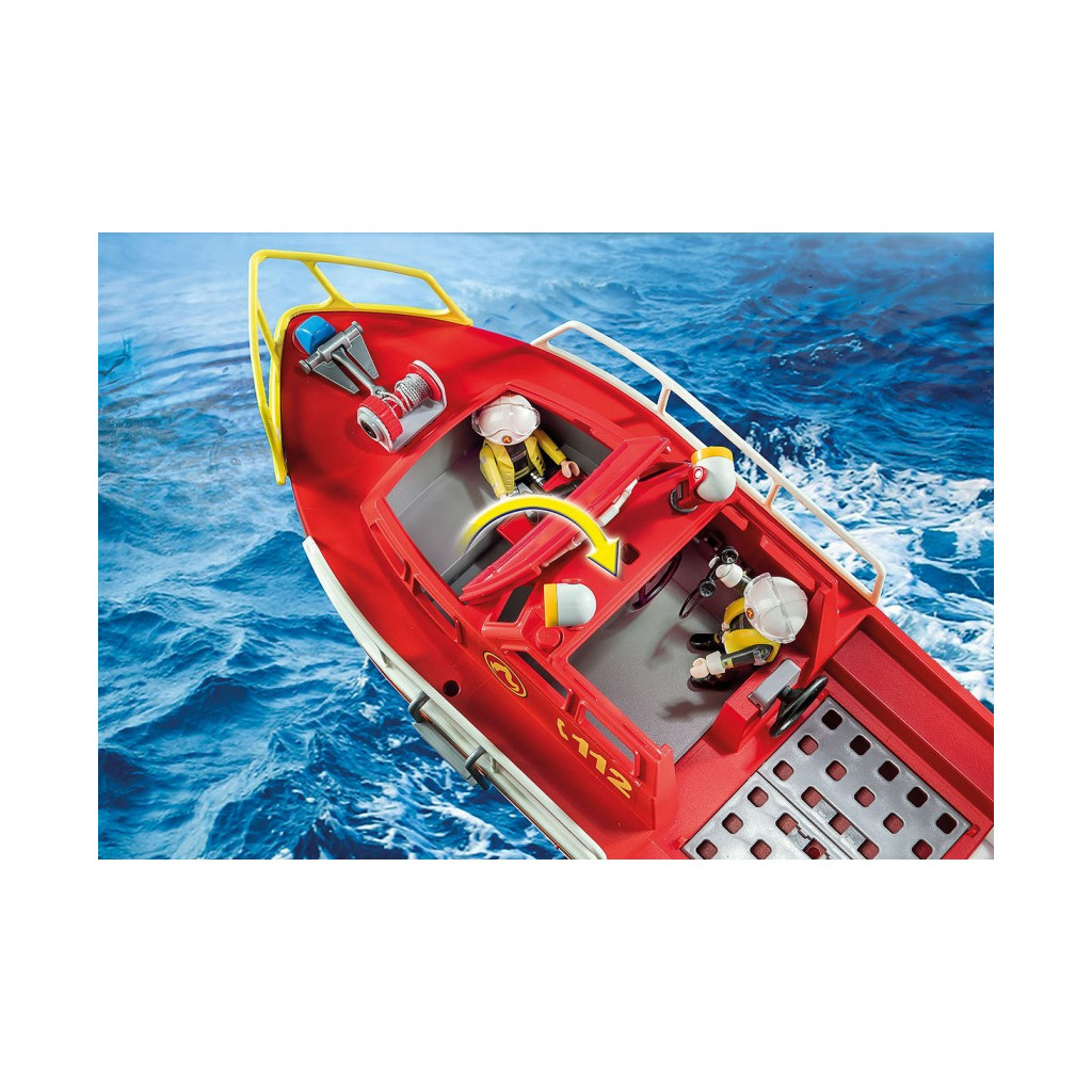 Конструктор Playmobil Катер рятувальників (6336507) - зображення 4