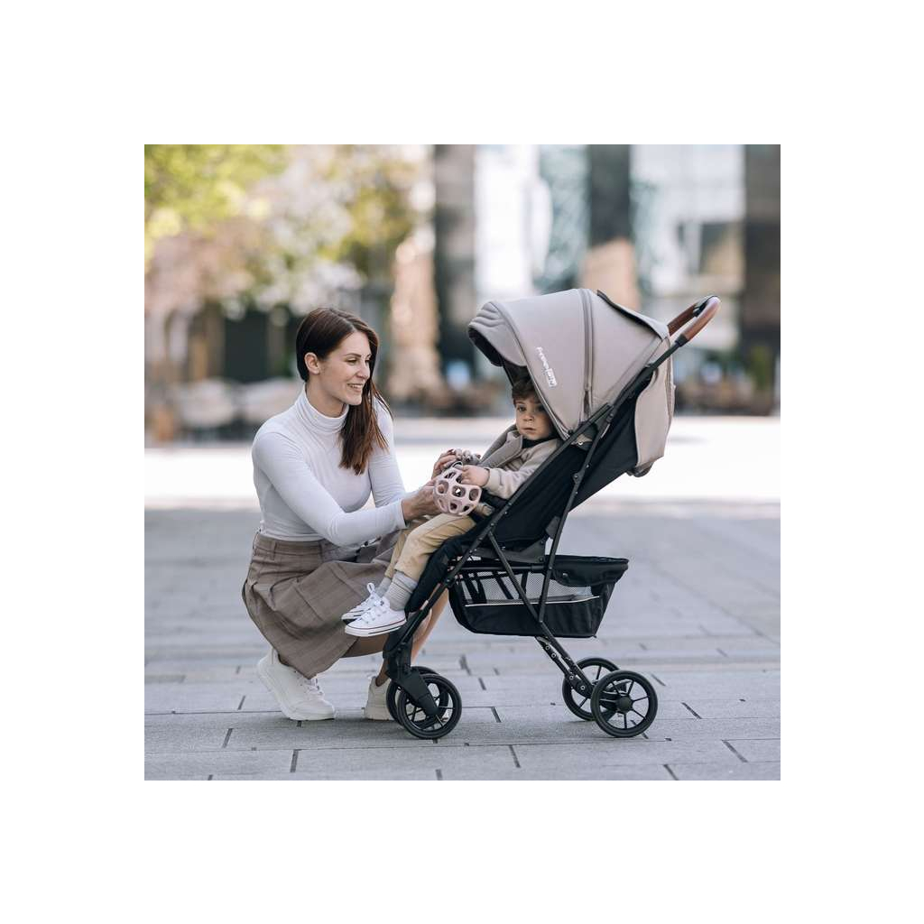 Коляска FreeON LUX Premium Beige-Black (44701) - зображення 3