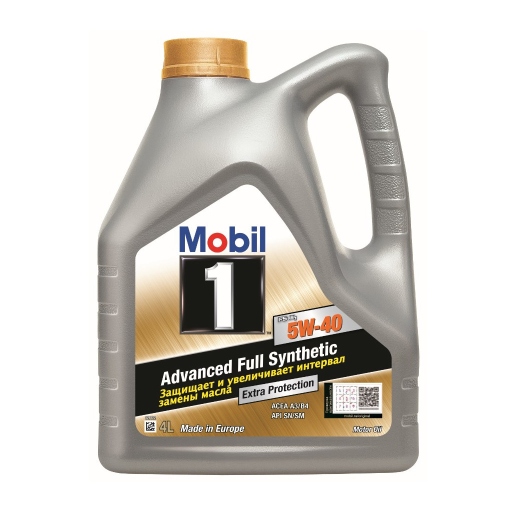 Моторна олива Mobil 1 FS 5W40 4л (MB 5W40 M1 FS 4L) - зображення 1