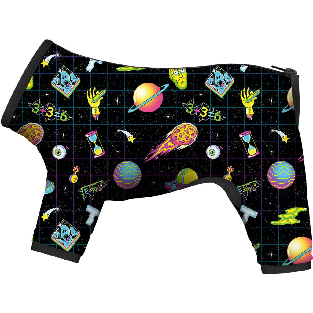 Дощовик для тварин Collar WAUDOG Clothes "Рік і Морті 2" L55 В 77-79 см, З 50-55 см (5355-0281) - зображення 1