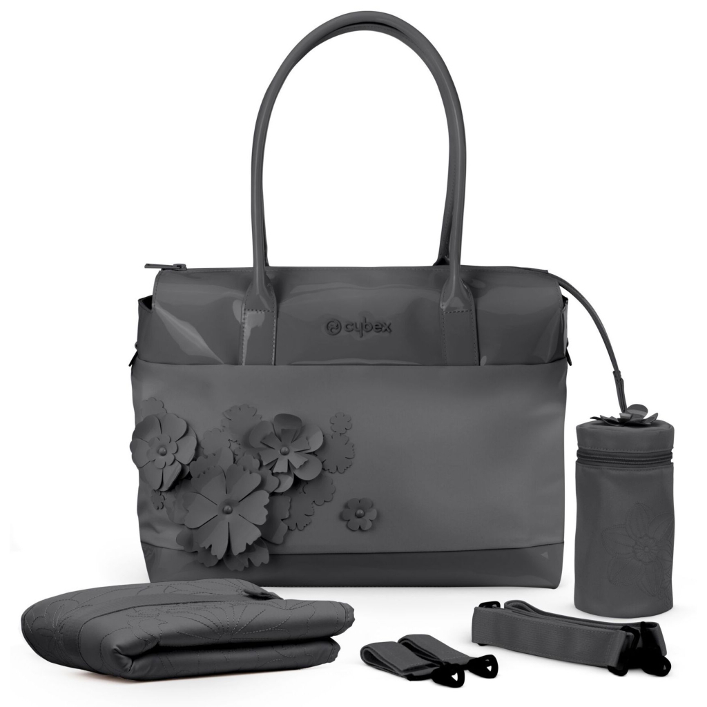 Сумка для мами Cybex Platinum Simply Flowers Grey dark grey (521001953) - зображення 3