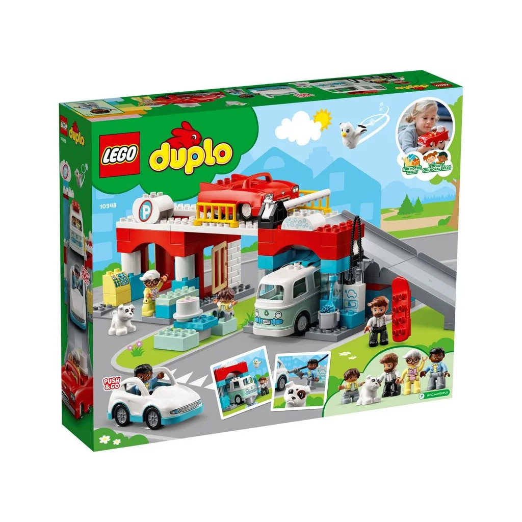 Конструктор LEGO Duplo Гараж і автомийка 112 деталей (10948) - зображення 12