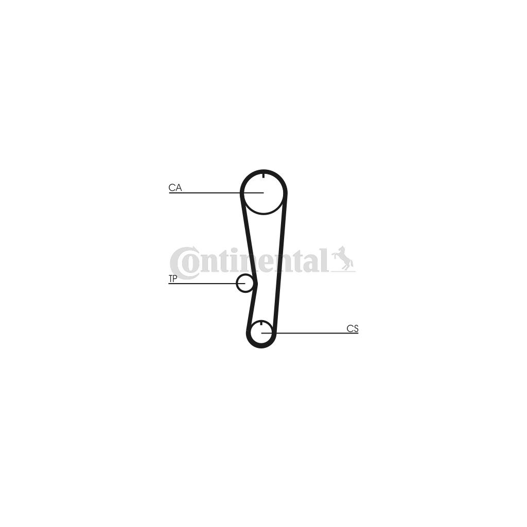 Ремінь ГРМ CONTITECH CT568 - зображення 1