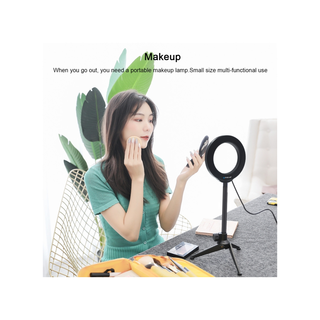 Набір блогера Puluz Ring USB LED lamp PKT3084B 4.7" + table stand (PKT3084B) - изображение 4