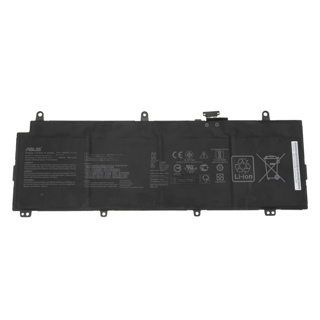 Акумулятор до ноутбука ASUS ROG Zephyrus GX531 C41N1828, 3886mAh (60Wh), 4cell, 15.44V (A47563) - зображення 1