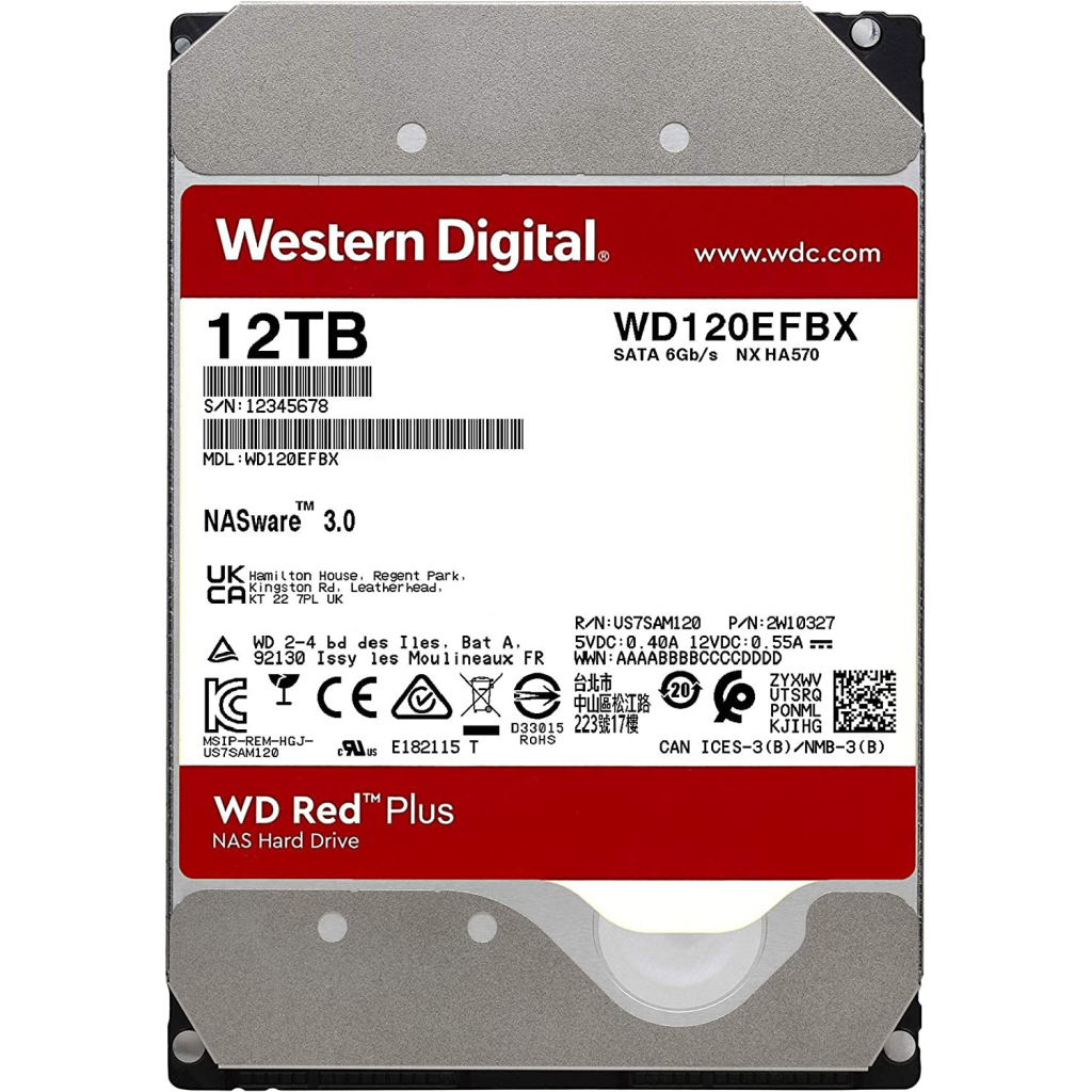 Жорсткий диск 3.5" 12TB WD (# WD120EFBX #) - зображення 3