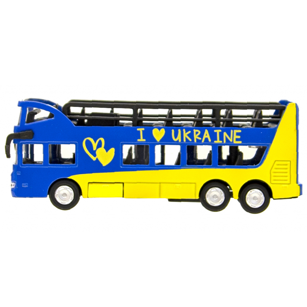 Спецтехніка Технопарк Двоповерховий автобус Україна (SB-16-21-UKR) - изображение 2